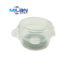 Transparent protective cover mounting hole 22MM emergency stop button protective cover emergency stop protective cover dust cover 55*37