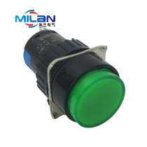 Shanghai Seno SA16Y-11 LA16Y-11 Round Button Switch Reset Button 16mm 3 Pins