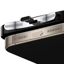 Apple 15ProMax mobile phone speaker hole dustproof sticker power plug charging port anti-scratch iPhone14Pro dustproof plug speaker dustproof net 13 Apple 14 data port metal protective sticker