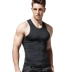 Quần vest bó sát màu đen Mới tập thể dục thấm mồ hôi và quần áo thể thao nhanh khô áo ba lỗ nam cao cấp Lót