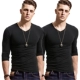 V -neck черный+v -neck черный