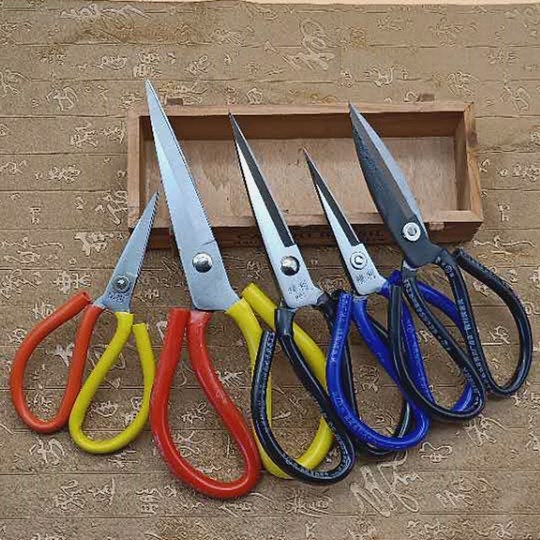 Sanfeng manganese steel anti-rust scissors full of 10 system automatic tailor scissors scissors manual forging