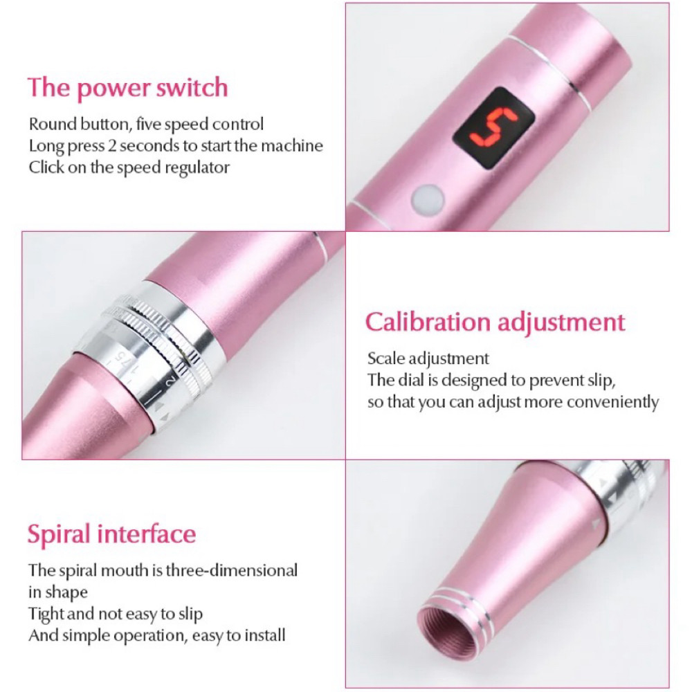 Microneedle Derma Pen: Electric MTS Mesotherapy System - Taobao product photo 8