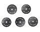 REPFORCE barbell plates black full rubber barbell plates