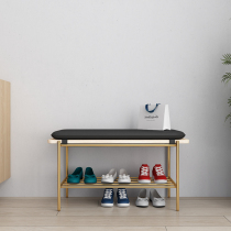 Nordic Shoe Changing Bench Shoe Cabinet Ultra Narrow Solid Wood Wearing Footstool Home Doorway Test Shoe Bench Light Extravagant Strip Bench Brief Approb.