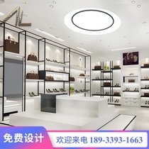 Custom shoe shop showcase Shoe rack European paint free combination container Multi-functional Nakajima display cabinet Display cabinet