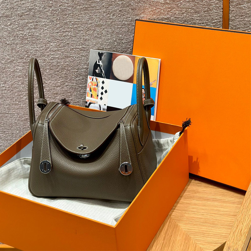 New Model Fully Handmade Waxed Thread Ld Lindy Bag Mini/26/30 Imported Tc Cowhide Leather Shoulder Crossbody Doctor Bag Pillow New Model Fully Handmade Waxed Thread Ld Lindy Bag Mini/26/30 Imported Tc Cowhide Leather Shoulder Crossbody Doctor Bag Pillow