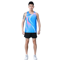 Couple track and field clothing student physical examination training clothing sports students male and female marathon running quick-drying vest competition sprint