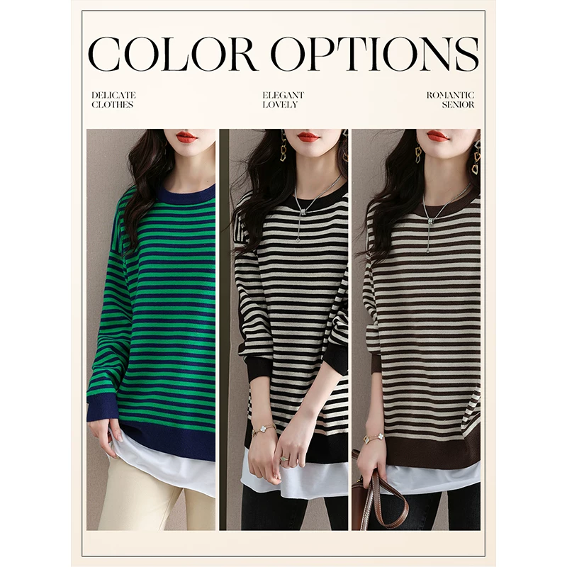 Весенняя длинная футболка-свитшот, 2023, средняя длина, свободный крой