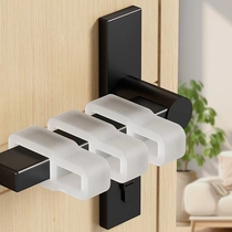 Mileqi door handle protective cover anti-collision artifact free punch indoor handle door collision buffer silent silicone pad