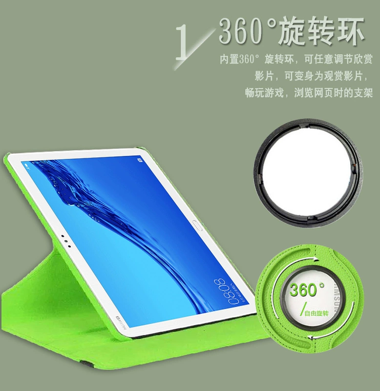 phiên bản trẻ Huawei M5 10.1 inch bảo vệ tấm tay holster M5 Lite BAH2-W09 bảo vệ tay 10 nhà máy inch bao gồm toàn bộ luân phiên thả sức đề kháng bảo vệ tay áo nhà BAH2-AL00 - Phụ kiện máy tính bảng