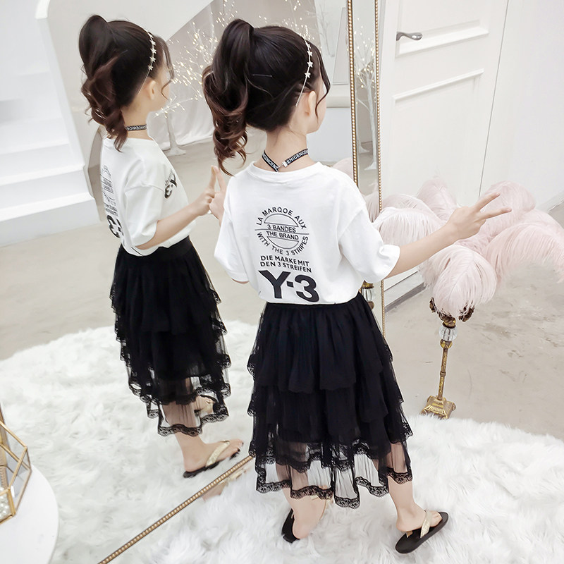 Girl's summer dress suit dress Summer Yanpie 2022 new summer Two sets Children's Girl Scout Girl Scout Girl Scout