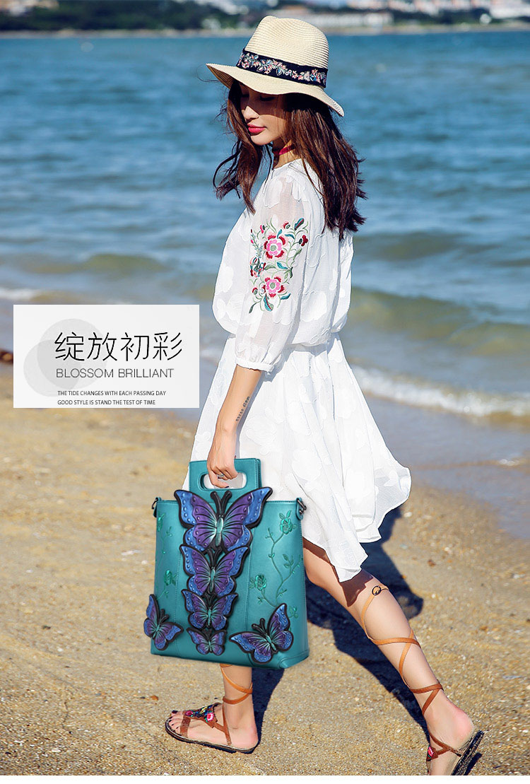Túi gió nữ quốc gia 2019 thu đông thêu thêu mới túi xách thêu bướm chéo phong cách Trung Quốc - Túi xách nữ túi xách louis vuitton