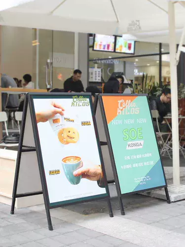 Чай с молоком, портативный постер, ветрозащитный стенд, дорожная вывеска