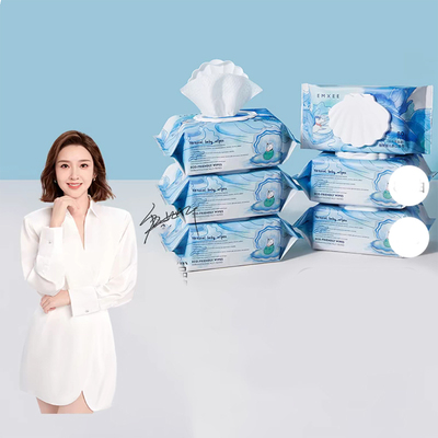 嫚熙独角兽绵柔巾婴儿非棉柔巾纸宝宝干湿两用洗脸擦脸巾抽纸巾
