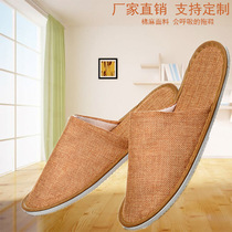 Manufacturer Direct Sale Hotel Guest House Disposable Slippers Follhouse Beauty Salon ROOM LINEN SLIPPERS CUSTOMIZED