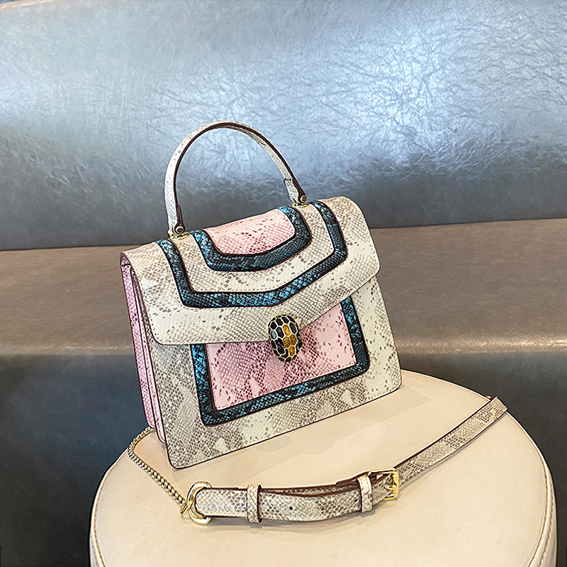 2021 new pet backpack series withdrawal from the closet clearance model net red messenger bag snakeskin pattern high-quality bag