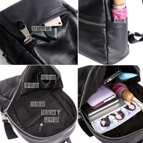 Рюкзак, вместительная и большая кожаная сумка через плечо, из натуральной кожи, коллекция 2023, воловья кожа