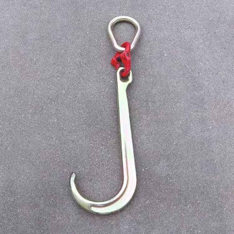 Tow Truck Chain Hook, High-Strength Galvanized Accessories, Rescue Double Chain Double Hook Hook 15