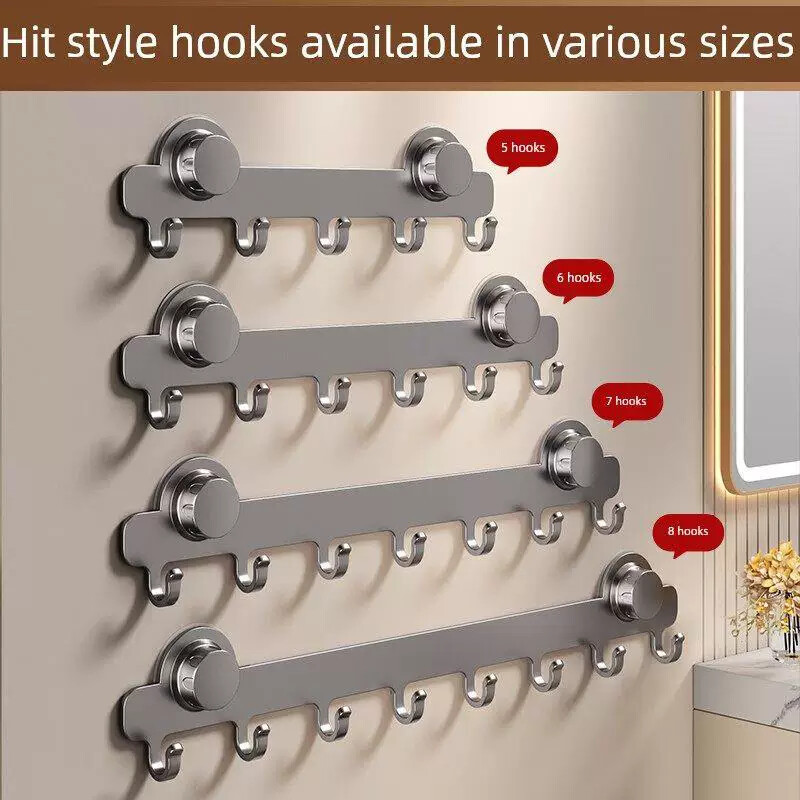 Suction Cup Clothes Hanger, No Drilling Required, Strong Load-Bearing Wall Mount, Traceless Bedroom Hanger, Door Hanger Suction Cup Clothes Hanger, No Drilling Required, Strong Load-Bearing Wall Mount, Traceless Bedroom Hanger, Door Hanger