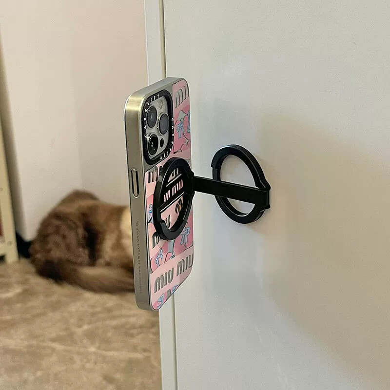 Double-Sided Strong Magnetic Phone Holder, Multifunctional Foldable Ring Stand for Home Use, Lazy Person's Gadget for Taking Photos and Watching Shows Double-Sided Strong Magnetic Phone Holder, Multifunctional Foldable Ring Stand for Home Use, Lazy Person's Gadget for Taking Photos and Watching Shows