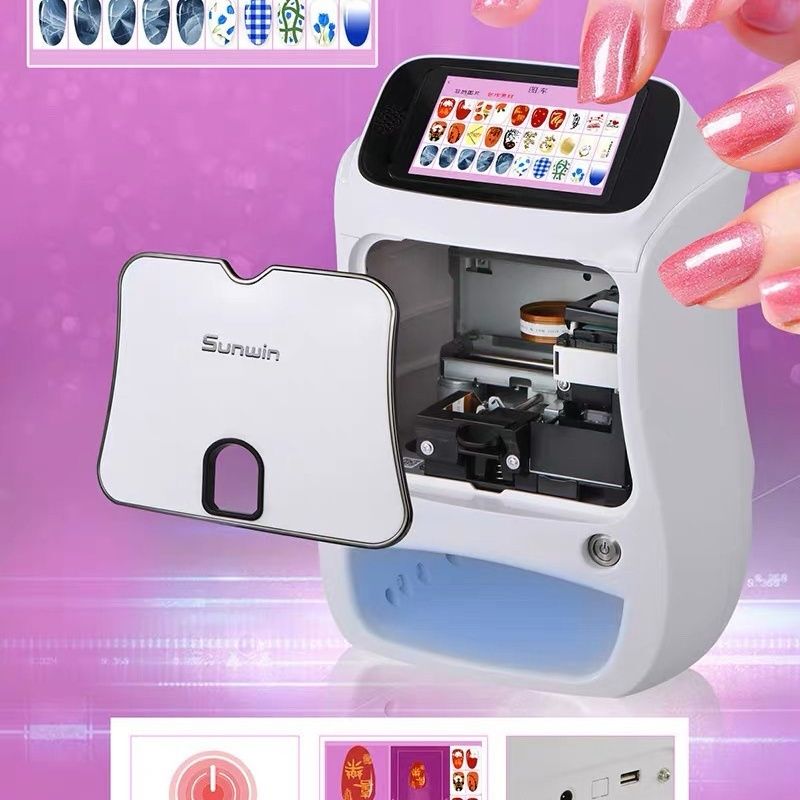 Creative DIY Nail Art Printer Smart Nail Art Painting Machine Easy to Operate 8 Seconds Printing Creative DIY Nail Art Printer Smart Nail Art Painting Machine Easy to Operate 8 Seconds Printing