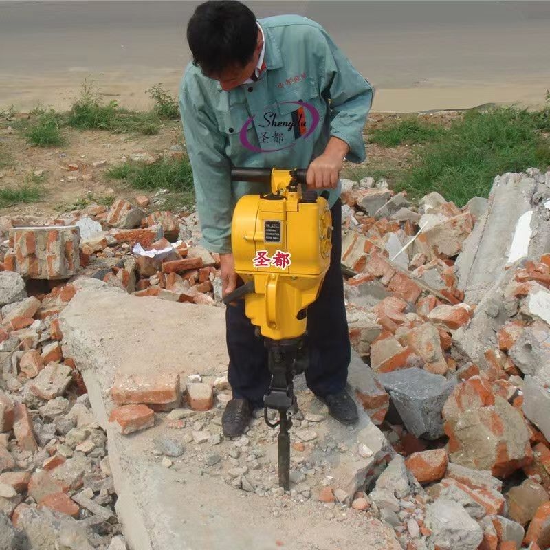 Yn27C Internal Combustion Gasoline Rock Drill, Stone Breaking Machine, Mining Rock Cement Pavement Air Drill, High Horsepower Yn27C Internal Combustion Gasoline Rock Drill, Stone Breaking Machine, Mining Rock Cement Pavement Air Drill, High Horsepower