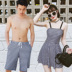 2018 cặp đôi mới đồ bơi nữ bảo thủ suối nước nóng một mảnh áo tắm nam quần đi biển phù hợp với đồ bơi đồ đôi nam nữ đi biển Vài đồ bơi