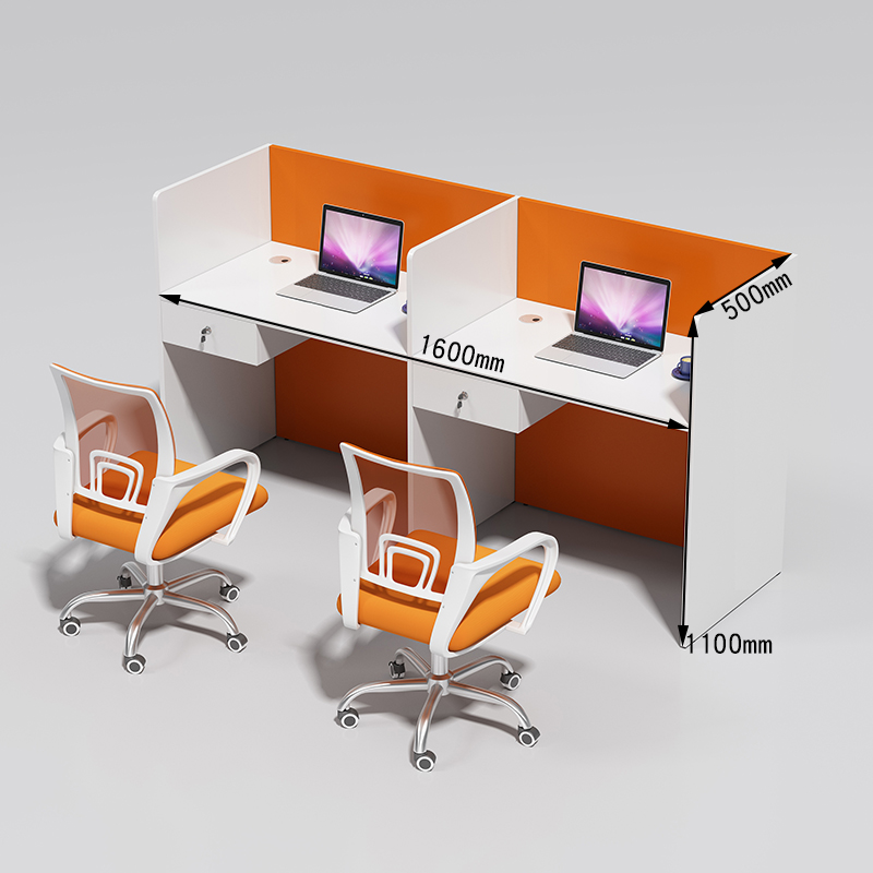 Single Row Double Seats (With Drawers)staff member desk Electric pin Operator Jam office Tables and chairs combination sale Station staff screen Small card seat