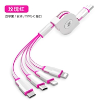 Увеличьте пару яблок+Android+Type-C (Rose Red)