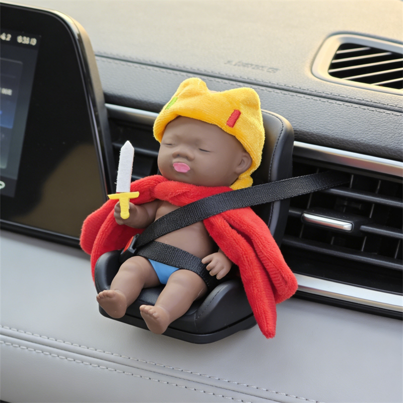 14cm娜塔莎黑娃解压玩具整蛊上班族缓解焦虑神器带衣服丑娃娃套装