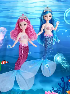 Oversized mermaid princess Hey Barbie doll set simulation 2020 new handmade doll Girl Toy