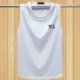 Vest nam thể thao thể dục rộng vai cotton áo thun không tay rộng Kích thước lớn cộng với phân bón tăng màu rắn vai lớn Vest - Áo vest cotton bộ vest nam trung niên