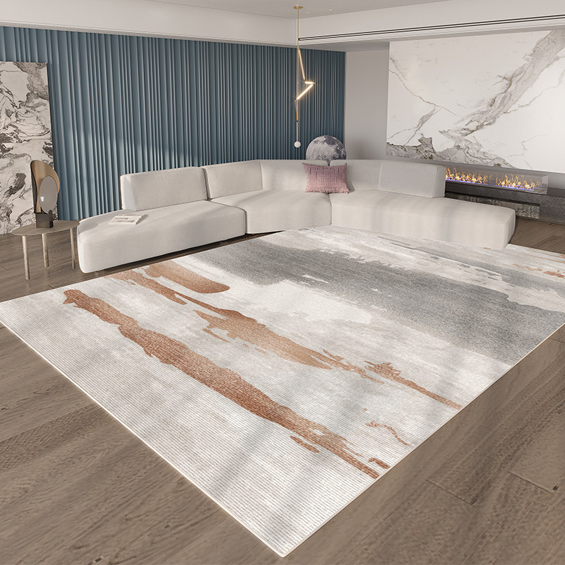 Wabi-sabi style living room carpet bedroom light luxury high-end Japanese modern minimalist cushion sofa tea table cushion bedside floor mat