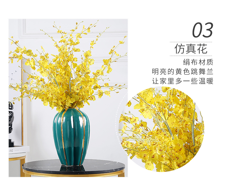 Jingdezhen I and contracted ceramic vases, TV ark, flower arranging furnishing articles table dry flower flowers sitting room, home decoration