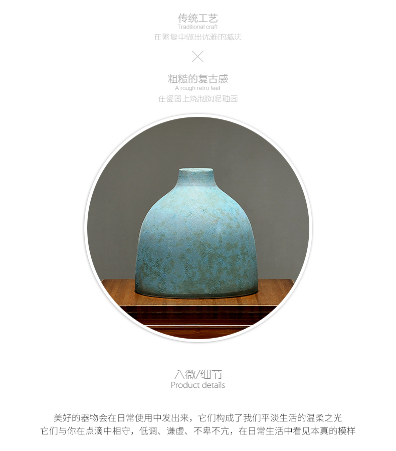 The new Chinese vase dried flowers, flower arranging hotel decoration ware jingdezhen ceramics decoration furnishing articles to The living room