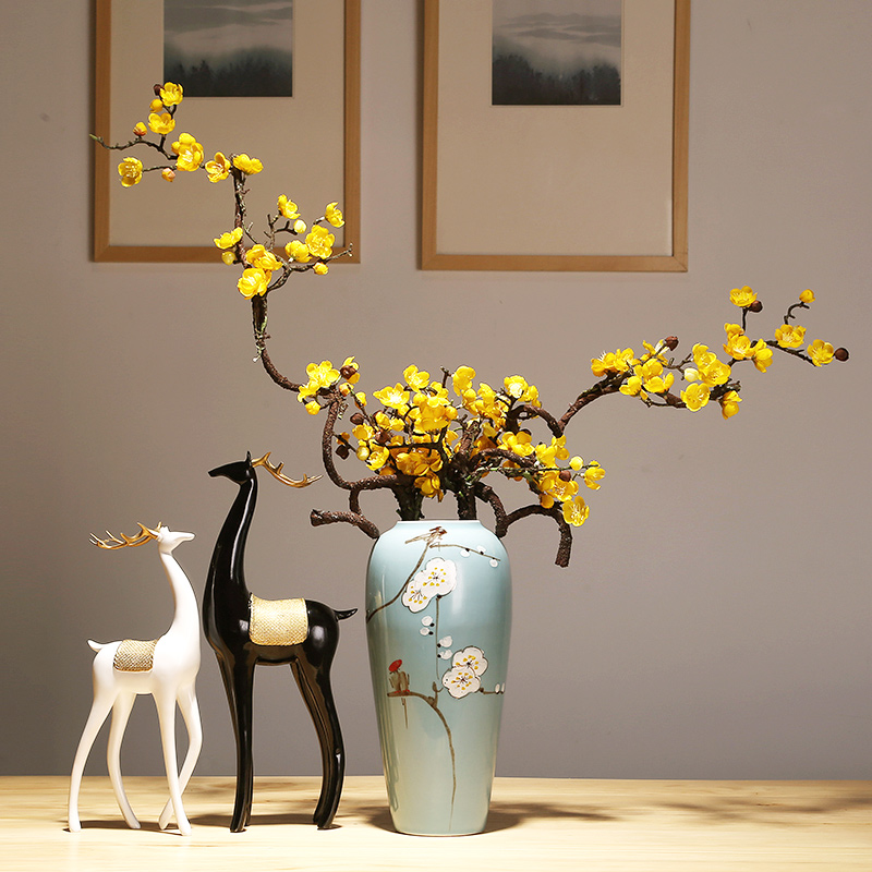 Jingdezhen ceramics vase vase Chinese style is I sitting room manual creative mesa place flower vase suits for
