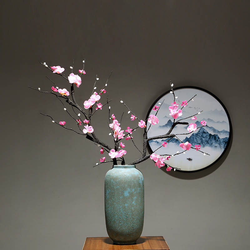 Ceramic vase Nordic home sitting room flower arranging dried flower table furnishing articles contracted and I study porcelain bottle ornament