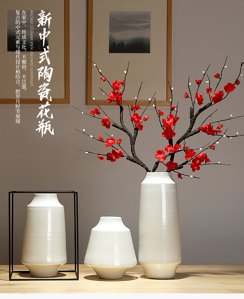 Jingdezhen ceramic vases, flower arranging dried flower vase furnishing articles I and contracted the sitting room porch Chinese style adornment furnishing articles