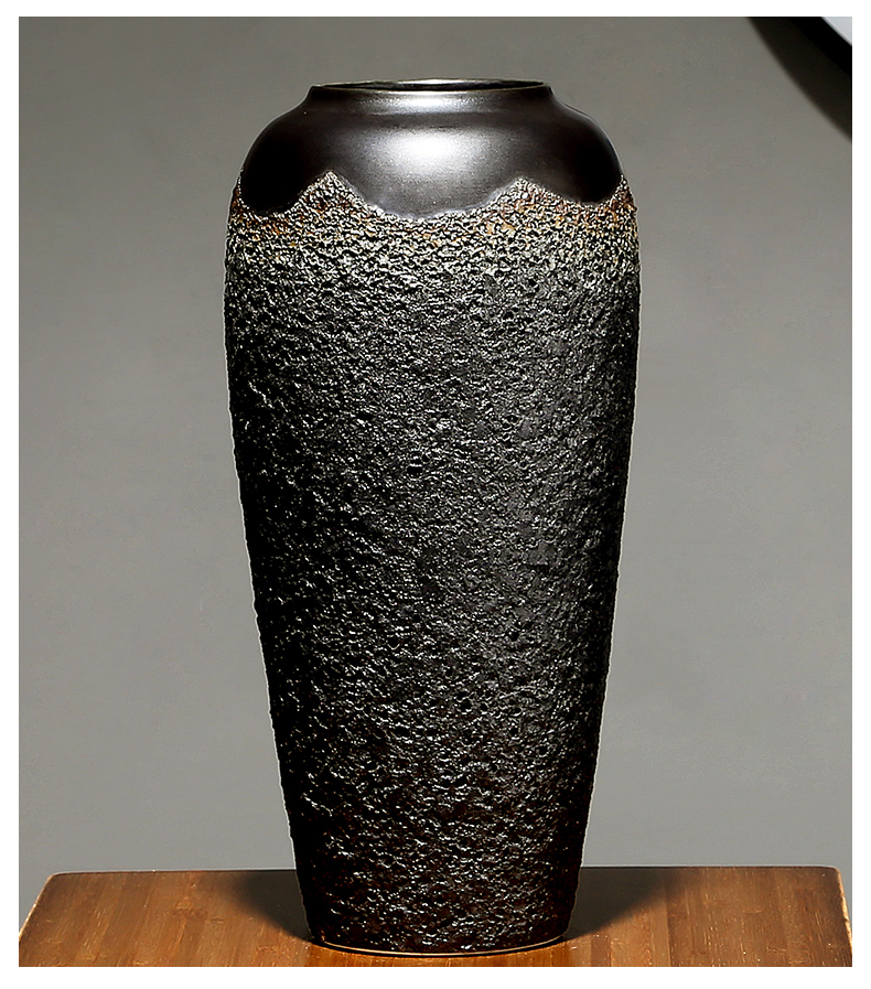 Jingdezhen ceramic dry flower vase sitting room furnishing articles of Chinese style of sitting room furniture study adornment porcelain porcelain flower arrangement