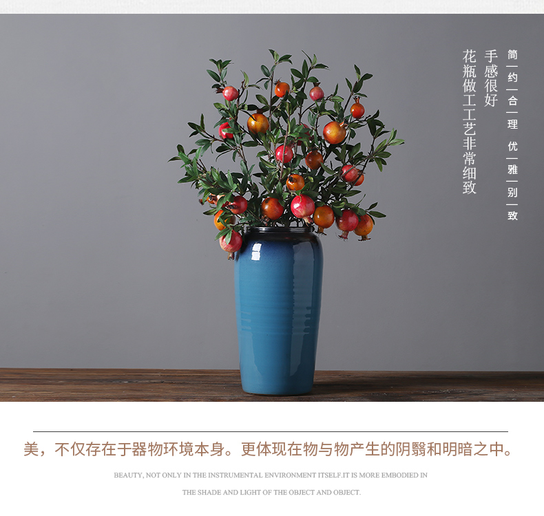 Jingdezhen modern creative household porcelain vases furnishing articles sitting room porch TV cabinet table decoration decoration
