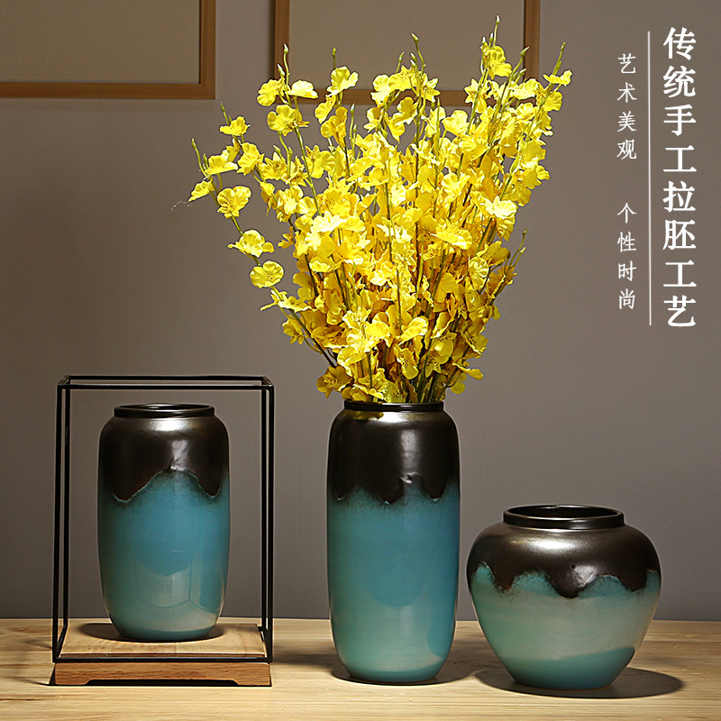 Jingdezhen ceramics vases, I and contracted style originality sitting room porch decoration furnishing articles dried flowers flower arrangement