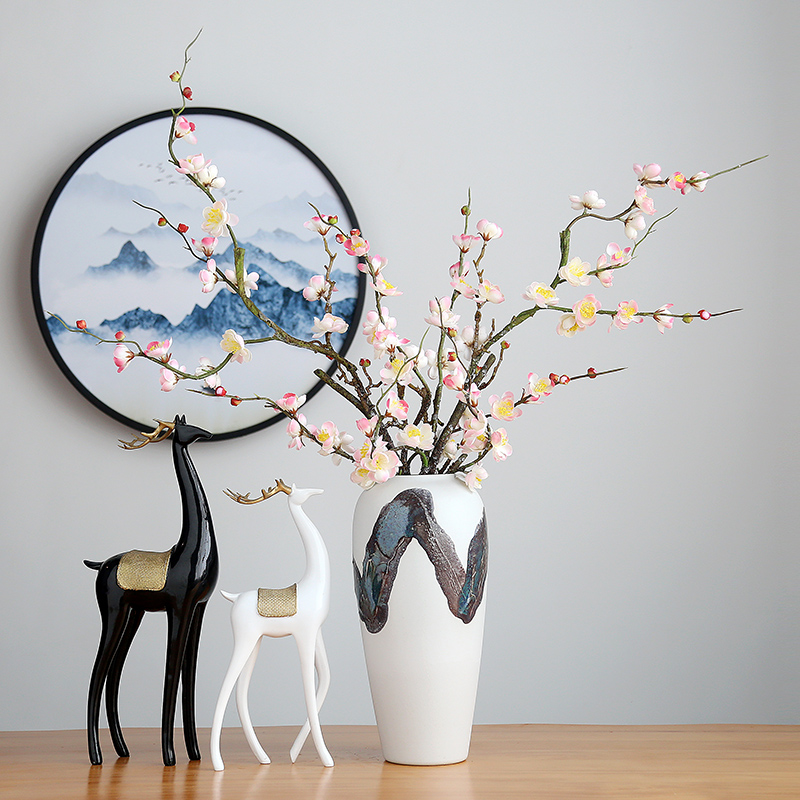 Jingdezhen ceramic vases, I and contracted sitting room light key-2 luxury furnishing articles furnishing articles dried flower adornment TV ark, study the porcelain