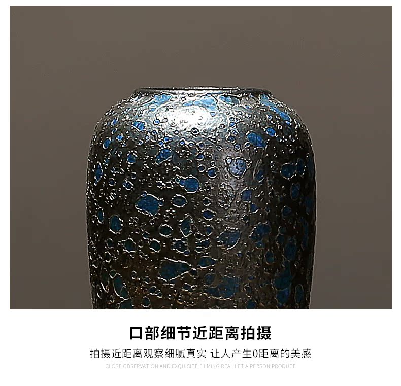 New Chinese style is contracted vase dried flowers decorative home furnishing articles sitting room flower arranging simulation ceramics decoration