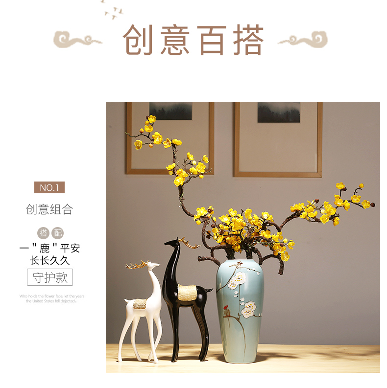 Jingdezhen ceramics vase vase Chinese style is I sitting room manual creative mesa place flower vase suits for