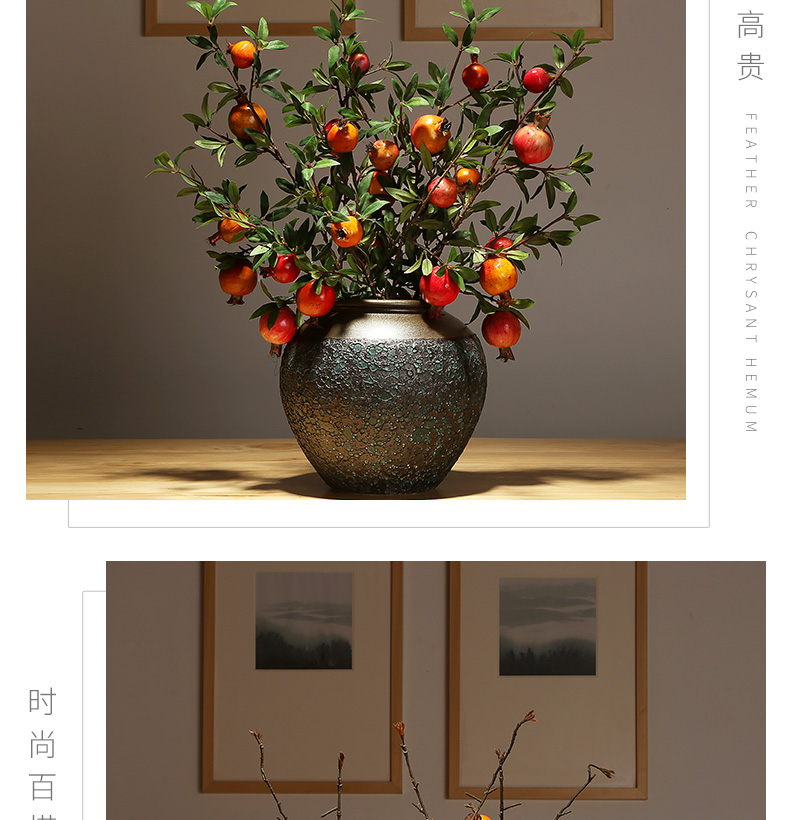 The New Chinese jingdezhen porcelain vases modern classical sitting room porch TV ark adornment flower arranging flower implement furnishing articles