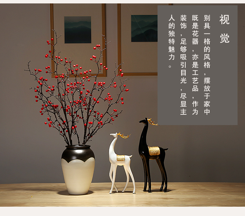 Jingdezhen ceramic vases, I and contracted style home furnishing articles adornment of the sitting room porch dried flowers flower arrangement suits for