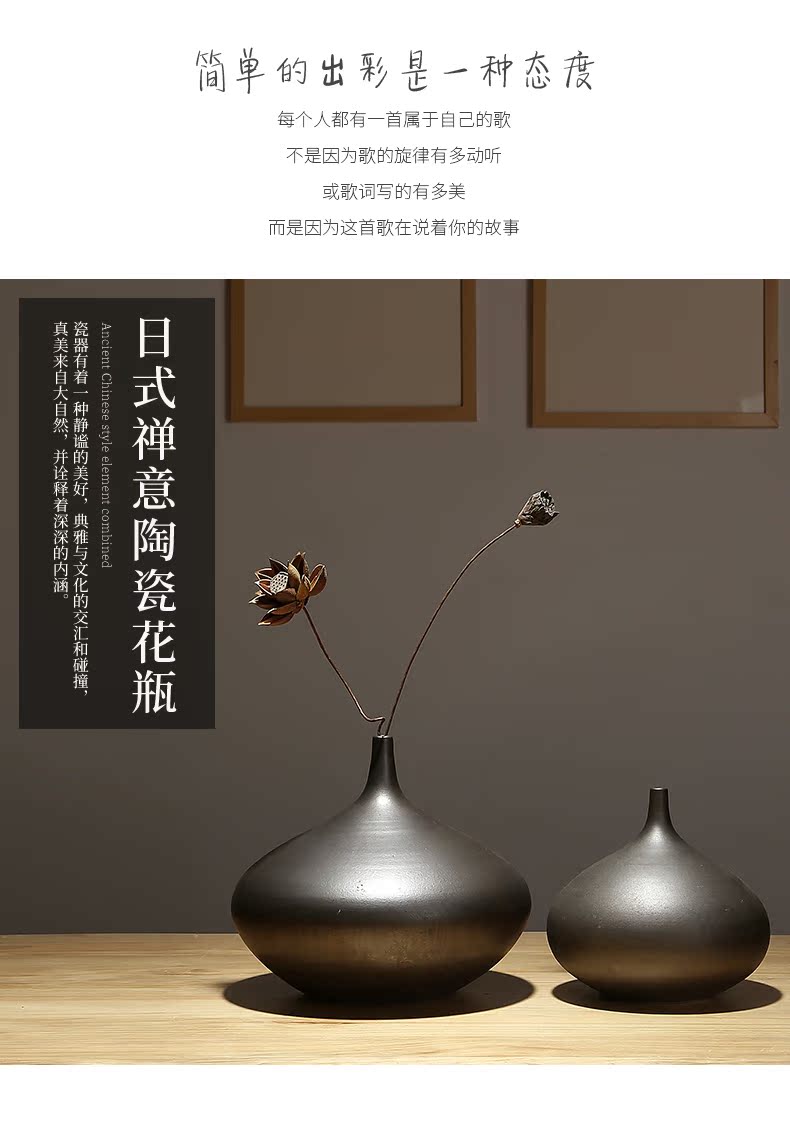 The new Chinese vase dried flowers, flower arranging hotel decoration ware jingdezhen ceramics decoration furnishing articles to The living room