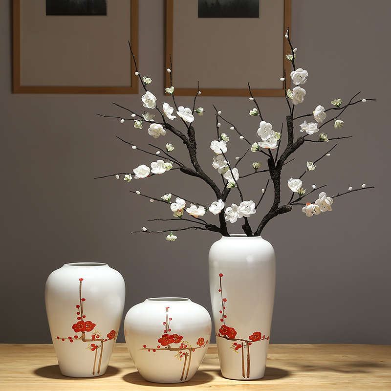 Jingdezhen ceramic vases, the sitting room porch flower arranging porcelain bottle I and contracted dry flower decoration of Chinese style household furnishing articles