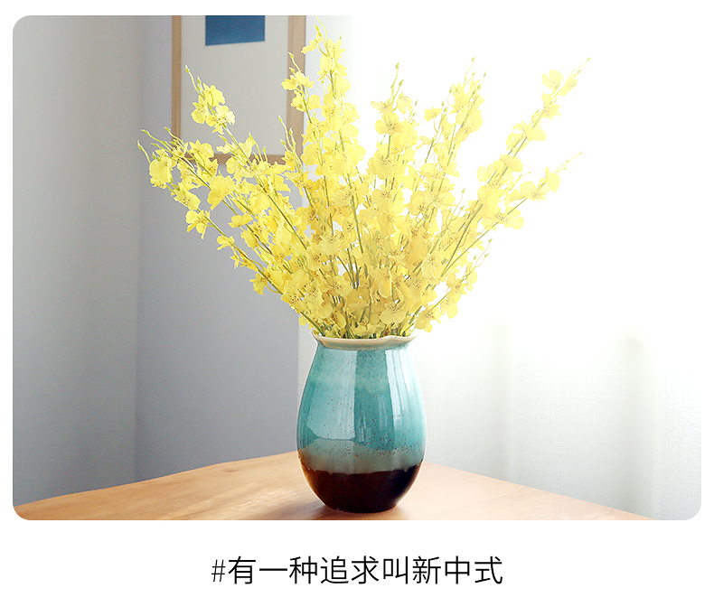 Jingdezhen floret bottle furnishing articles sitting room table, TV ark, ceramic dry flower arranging flowers adornment creative household decoration